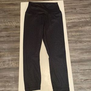 Navy and black patterned leggings